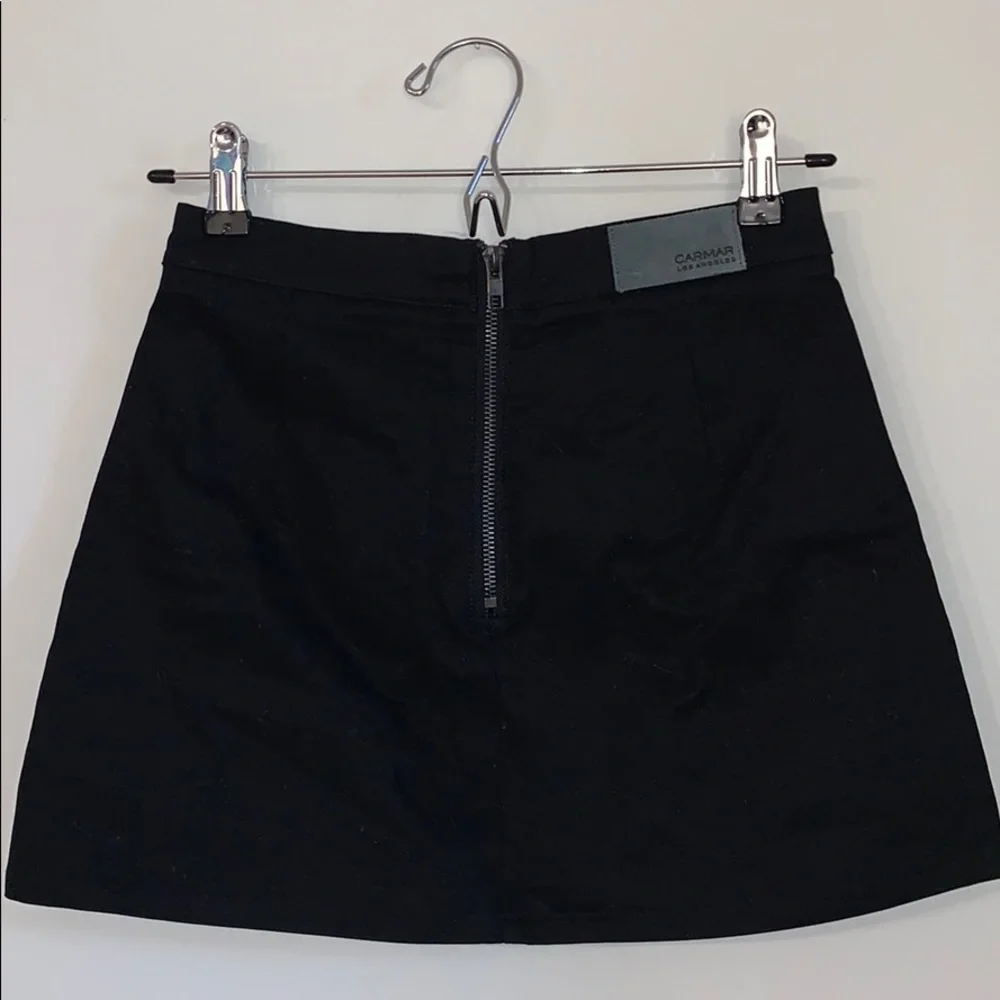 NEW Vintage LF Carmar Denim Double Belted Skirt